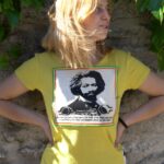 T.Shirt femme Frederick Douglass -jaune