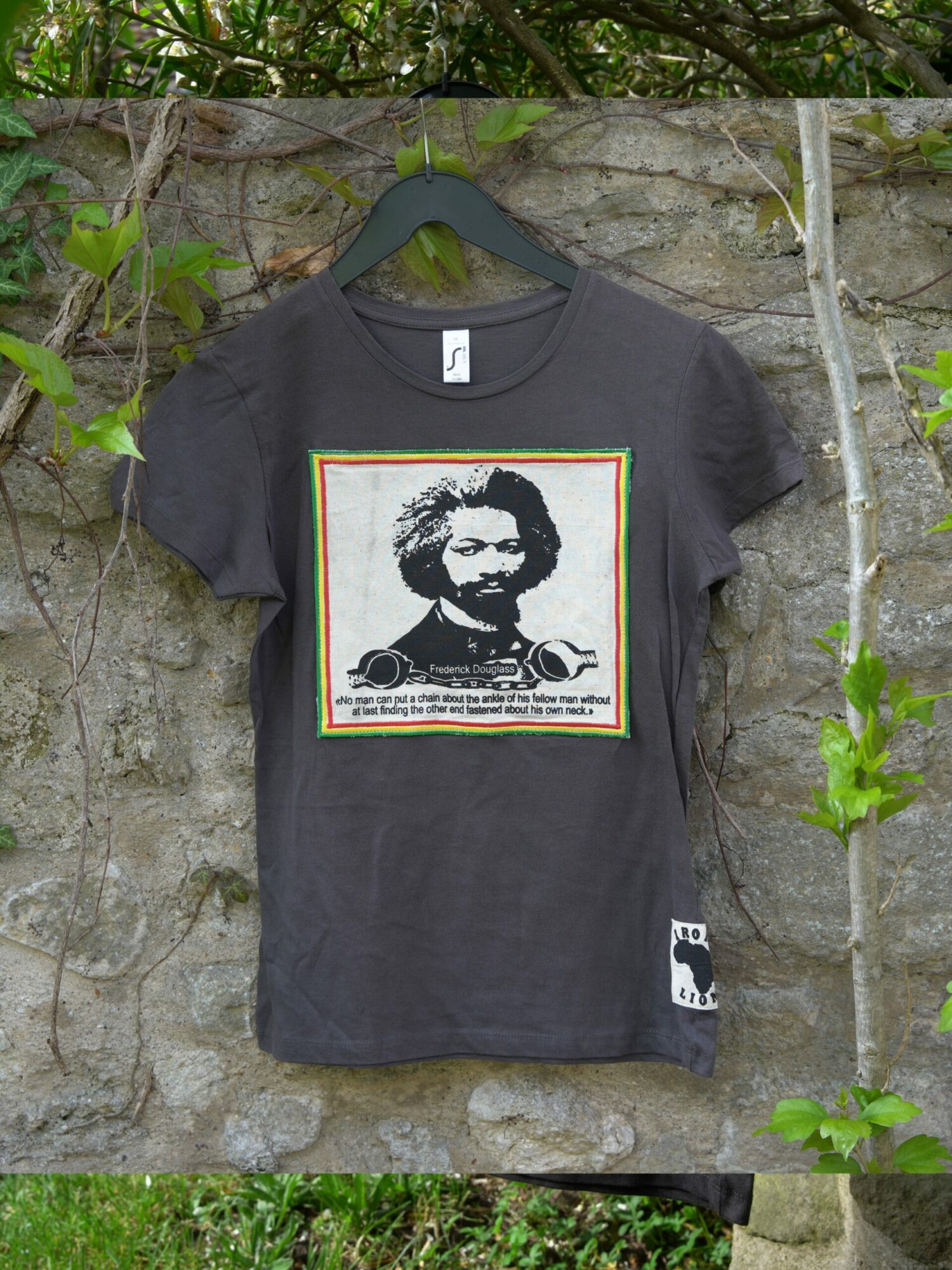 T.Shirt Femme Frederick Douglass -gris