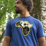 T.Shirt Africa Must Be Unite-bleu-L