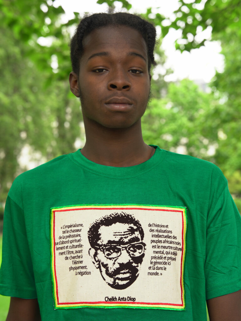 T.Shirt Cheikh Anta Diop vert XL