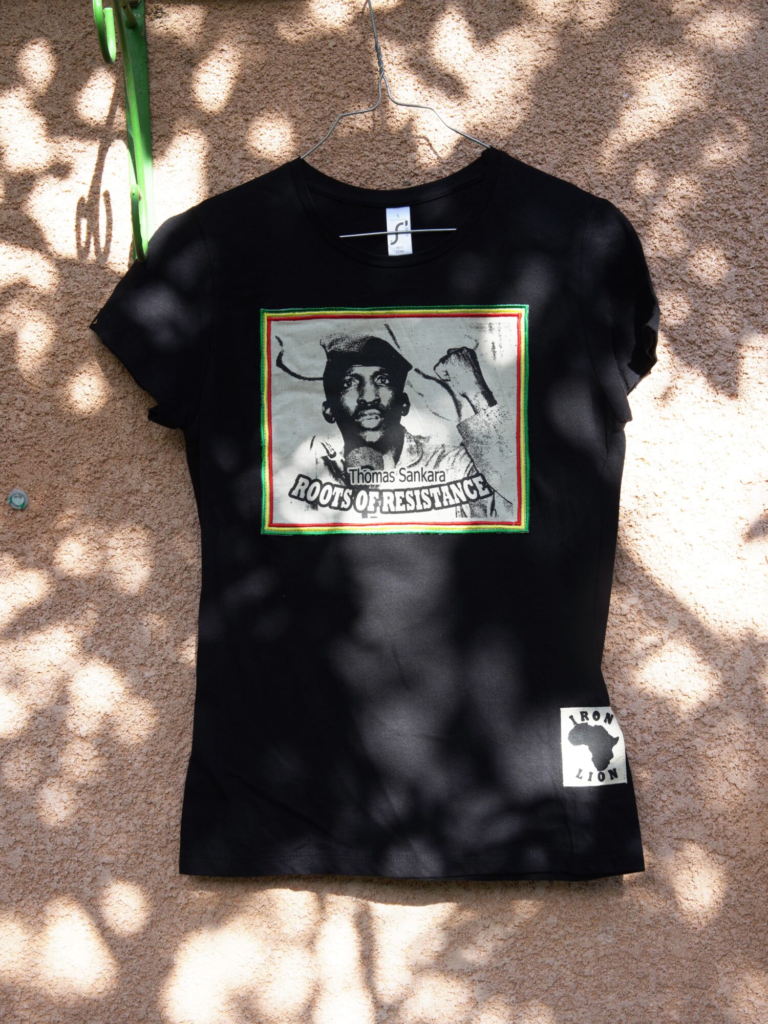 T.Shirt Femme Thomas Sankara - noir