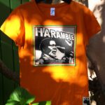 T.Shirt femme Jomo Kenyatta Harambee orange