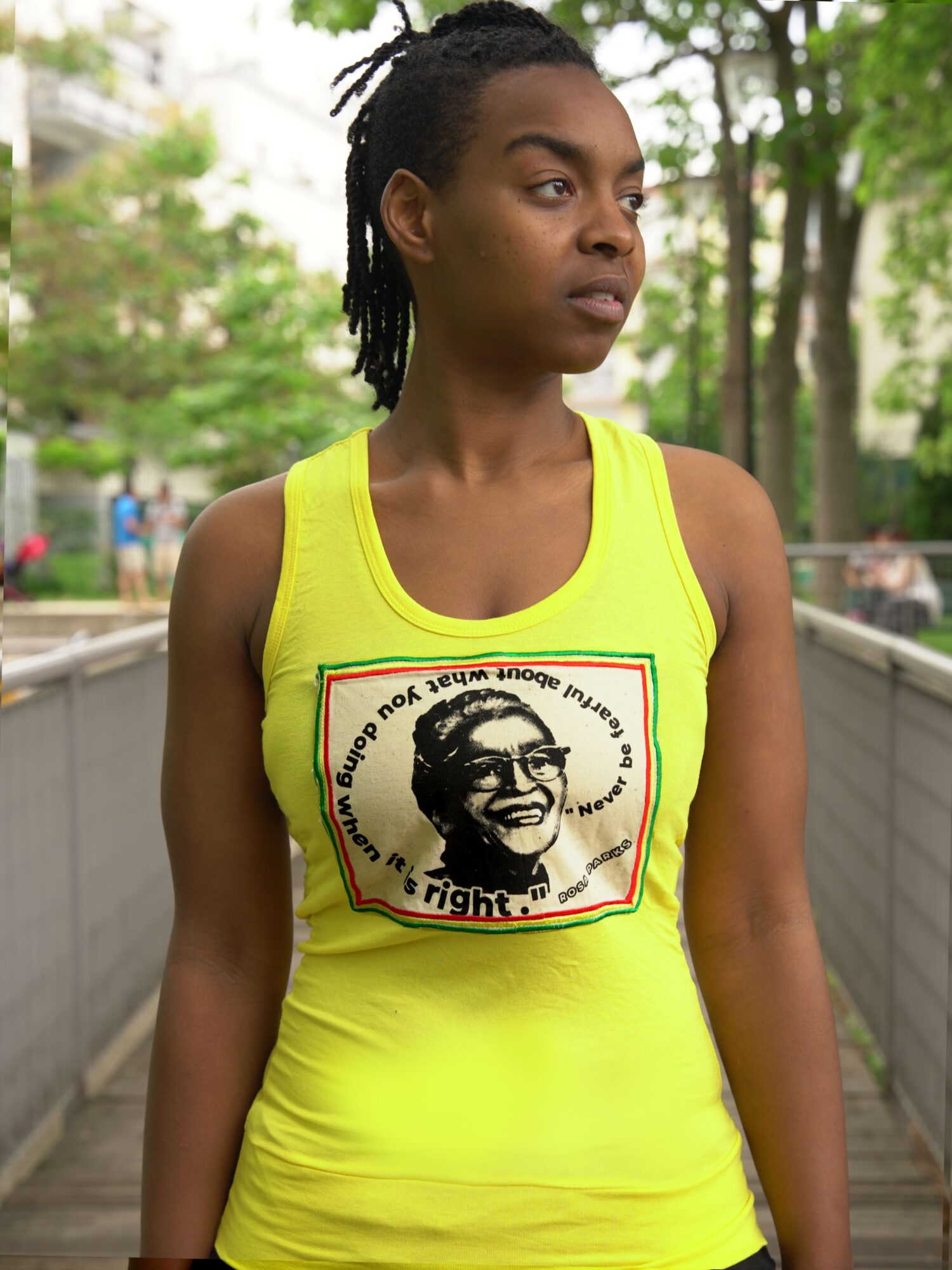 Débardeur Rosa Parks -jaune